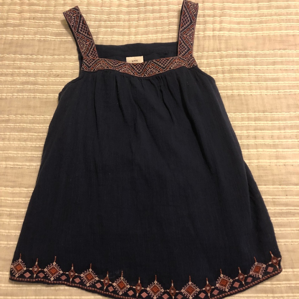 Denim Target Top